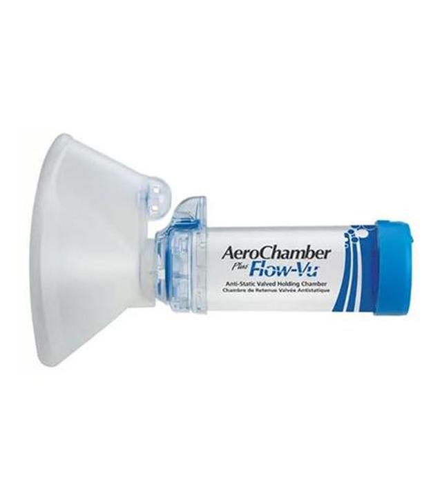 Aerochamber Plus FLOW VU Komora inhalacyjna z dużą maską dla dorosłych, 1 szt., cena, opinie, stosowanie