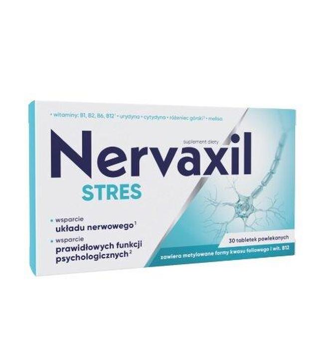 Nervaxil Stres, 30 tabletek powlekanych