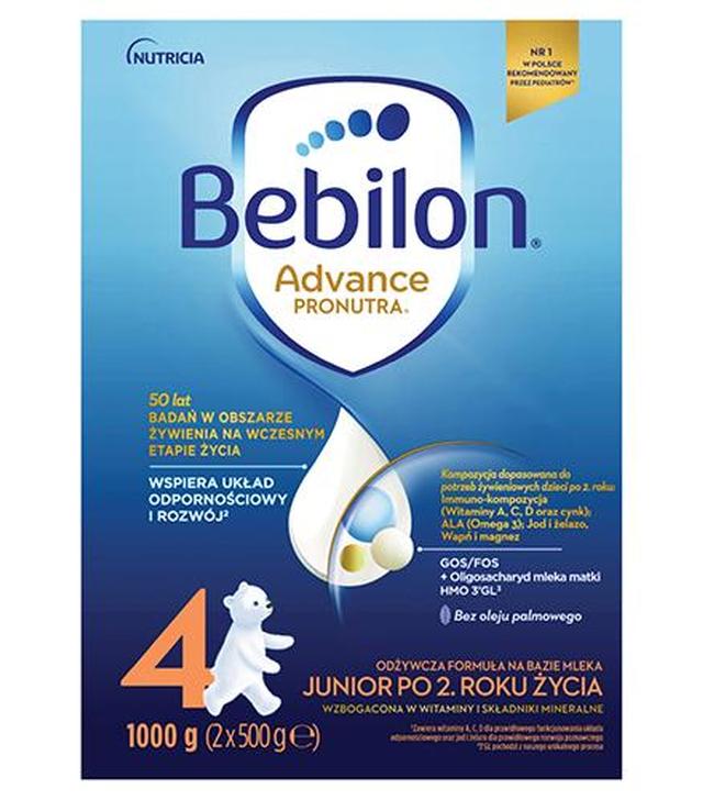 Bebilon 4 Advance Pronutra Junior, odżywcza formuła na bazie mleka po 2. roku życia, 1000 g