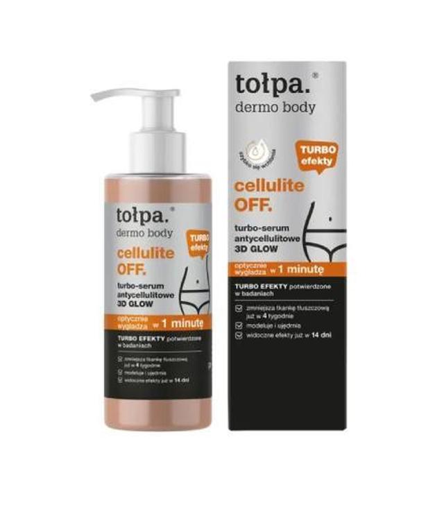 Tołpa Dermo Body Cellulite Off Turbo-serum antycellulitowe 3D glow, 250 ml