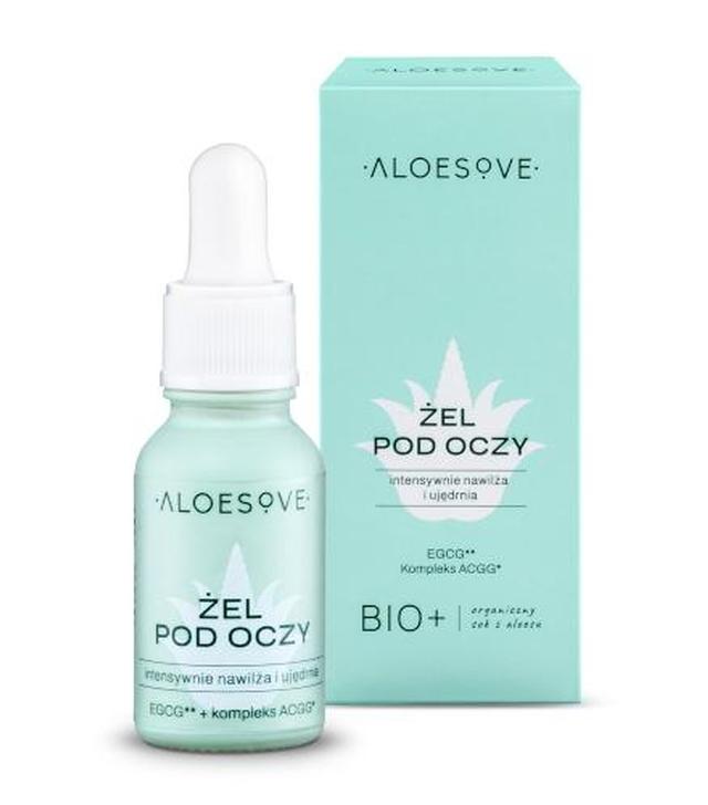 ALOESOVE Żel pod oczy nawilżający BIO+, 15 ml - ważny do 2025-10-31