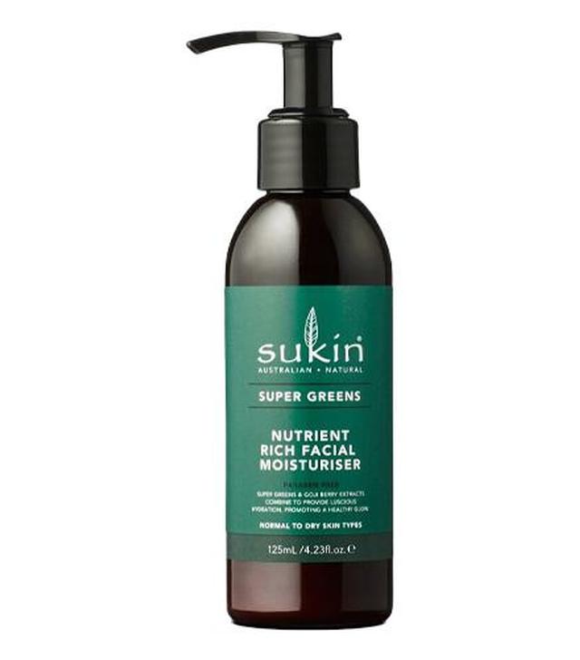 Sukin Super Greens Krem detoksykująco-nawilżający do twarzy, 125 ml cena, opinie, właściwości