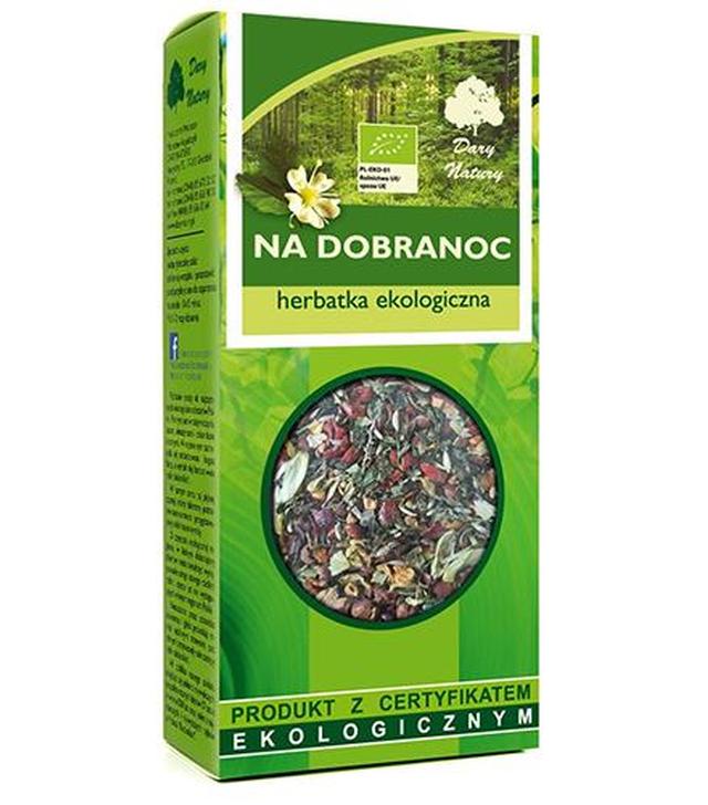 Dary Natury Ekologiczna herbatka na dobranoc - 50 g - cena, opinie, stosowanie