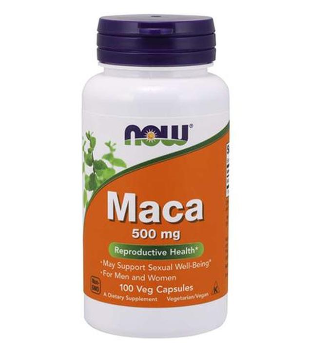 NOW FOODS Maca 500 mg - 100 kaps.