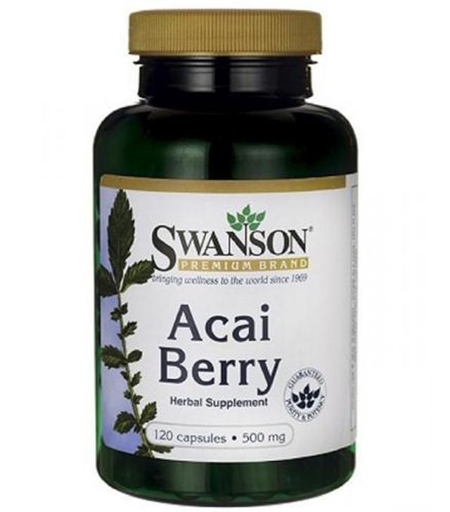 SWANSON Acai owoce 500 mg - 120 kaps.