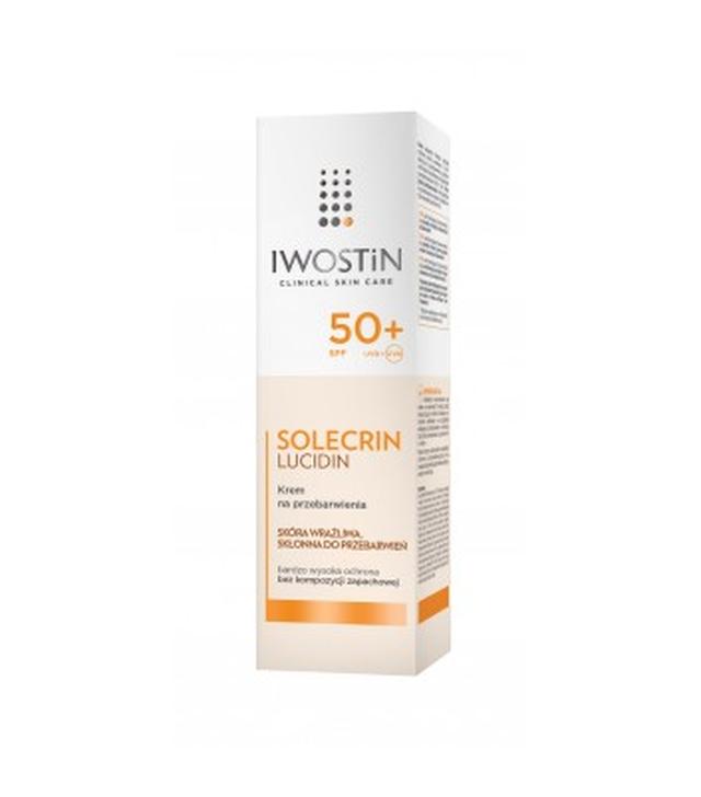 IWOSTIN SOLECRIN LUCIDIN Hipoalergiczny krem na przebarwienia do skóry wrażliwej SPF50+ - 50 ml