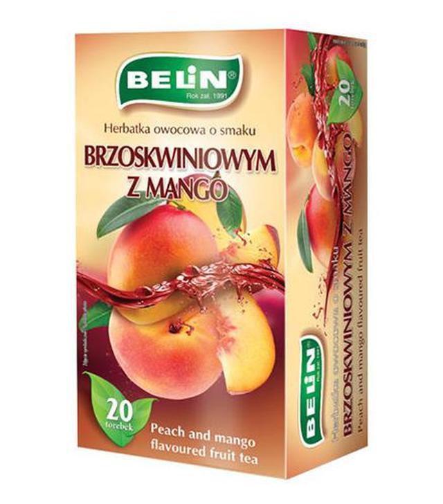 Belin Herbatka owocowa o smaku brzoskwiniowym z mango, 20 x 2 g, cena, opinie, stosowanie