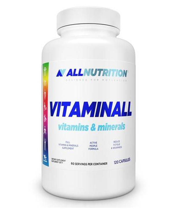 Allnutrition Vitaminall vitamins & minerals - 120 kaps. - cena, opinie, wskazania