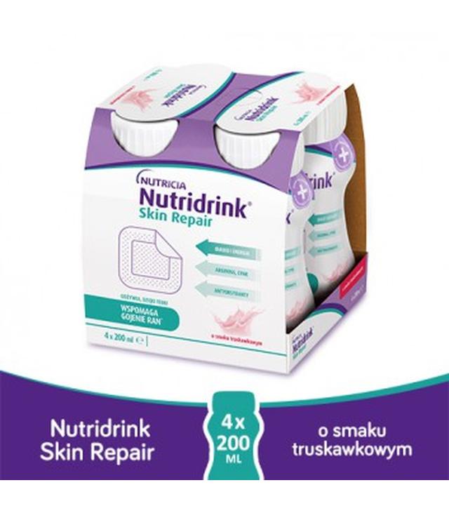 NUTRIDRINK SKIN REPAIR Truskawka, dawny Cubitan, 4 x 200 ml