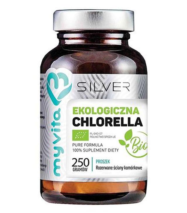MyVita Silver Pure 100 % Chlorella Bio proszek, 250 g, cena, opinie, właściwości