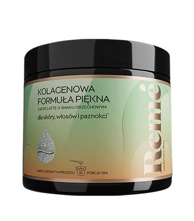 REME KOLAGENOWA FORMUŁA PIĘKNA Caffe Latte o smaku orzechowym, 150 g - ważny do 2025-09-14