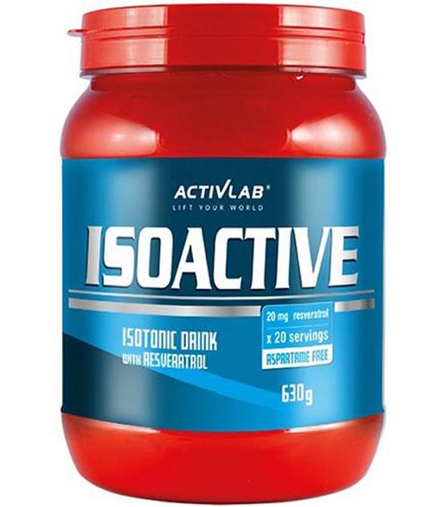 ActivLab Isoactive Isotonic Drink Proszek o smaku wiśni - 630 g - cena, opinie, stosowanie
