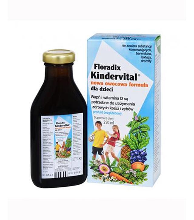 Floradix Kindervital Nowa owocowa formuła dla dzieci, 250 ml