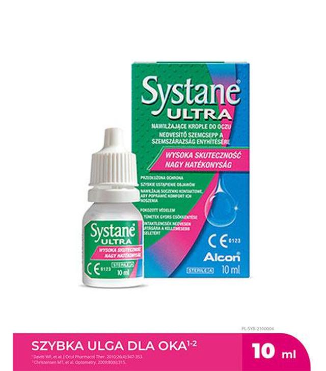 Systane Ultra, nawilżające krople do oczu, 10 ml