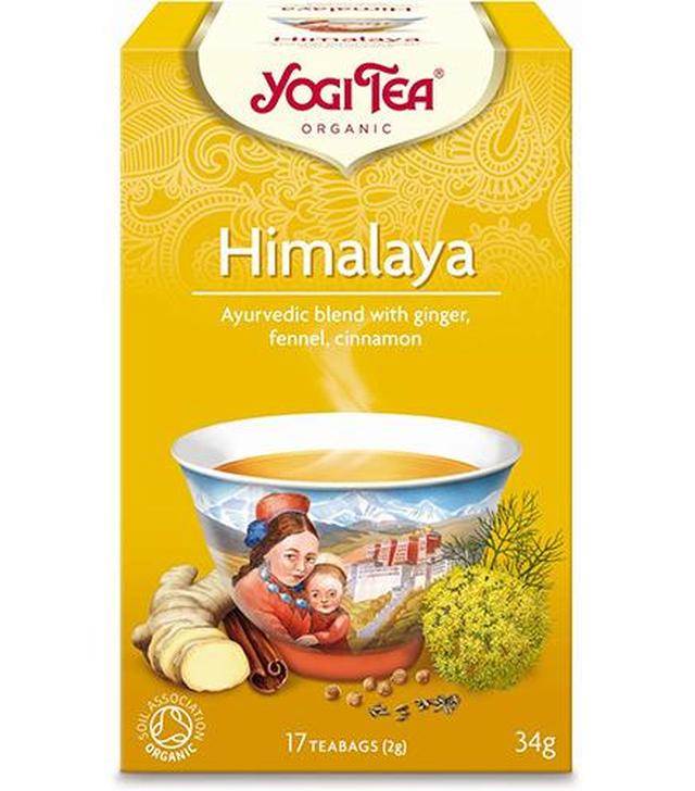 Yogi Tea Organic HIMALAYA Z Himalajów BIO - 17 sasz. - cena, opinie stosowanie