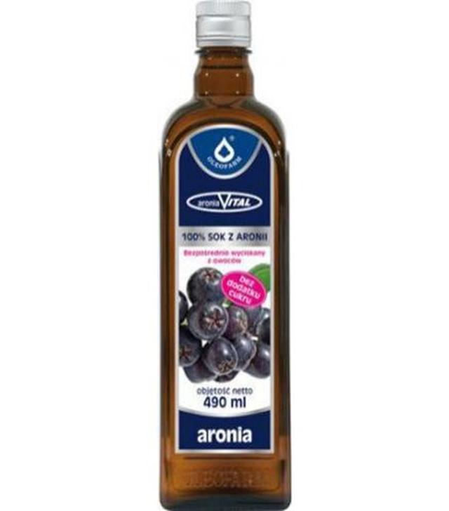 ARONIAVITAL Sok z owoców aronii - 490 ml