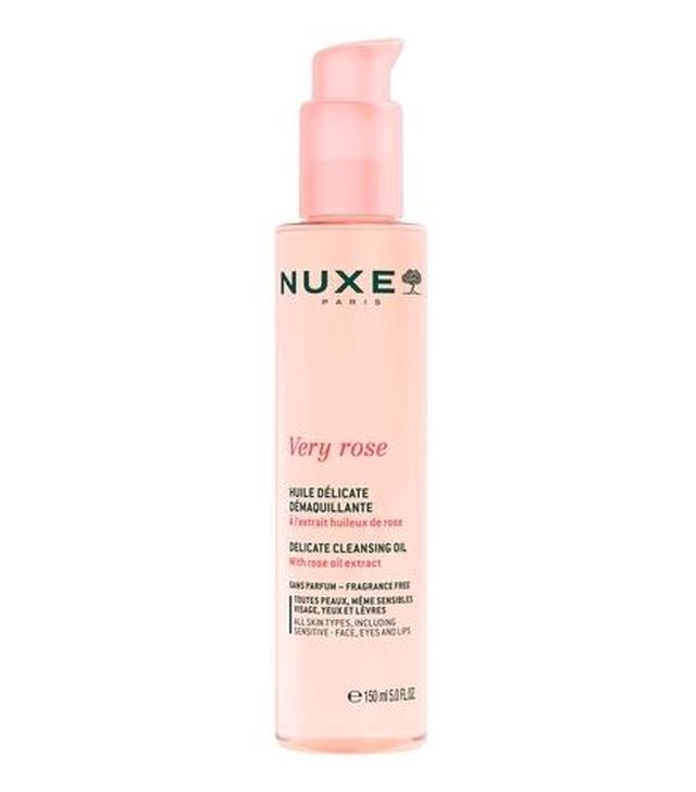 Nuxe Very Rose, Olejek do demakijażu delikatny, 150 ml