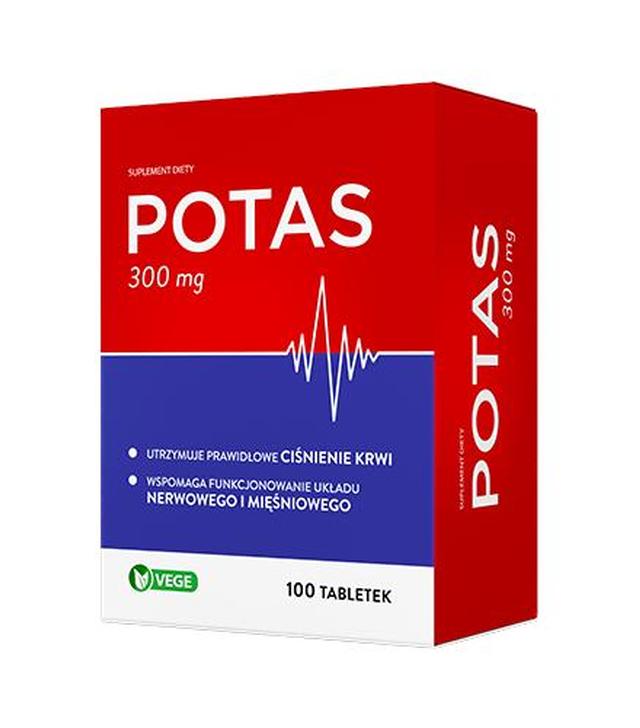 Potas, 100 tabletek