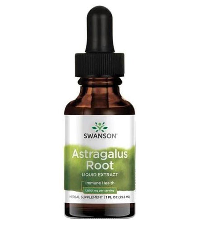 Swanson Astragalus Root, Traganek, 29,6 ml, cena, opinie, wskazania