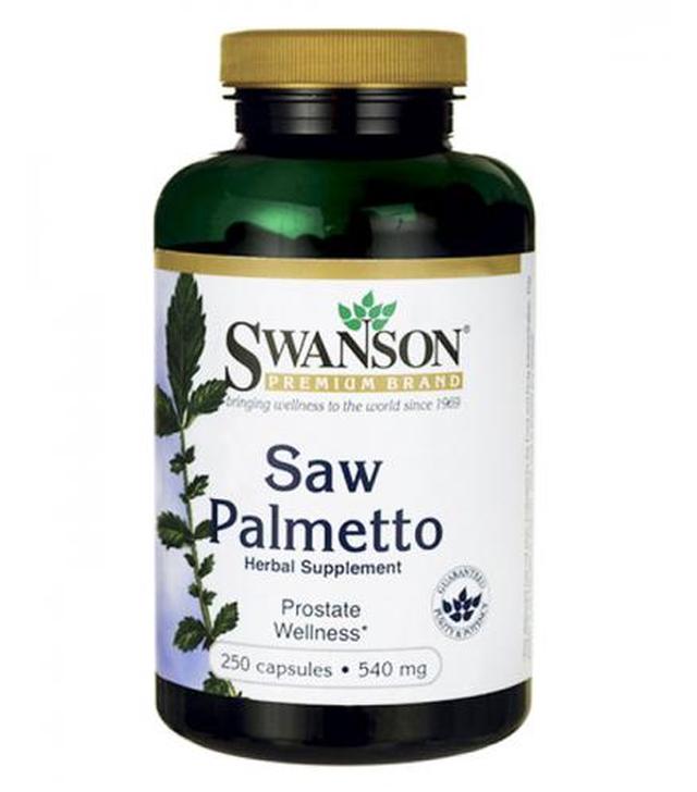 SWANSON Saw Palmetto 540 mg - 250 kaps. preparat na łysienie - opinie, stosowanie, ulotka