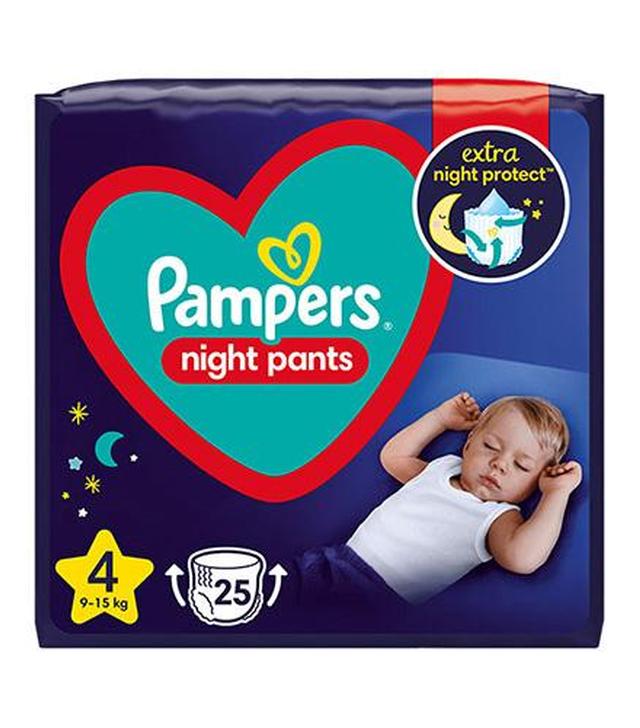 Pampers Night Pants 4 Pieluchomajtki 9 - 15 kg, 25 szt., cena, opinie, właściwości