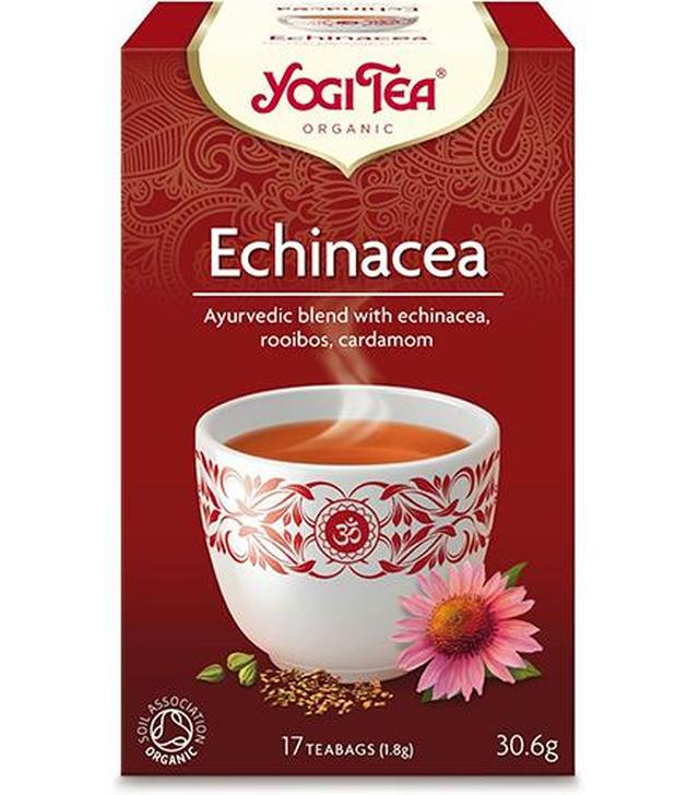 Yogi Tea Organic ECHINACEA Echinacea BIO - 17 sasz. - cena, opinie, stosowanie