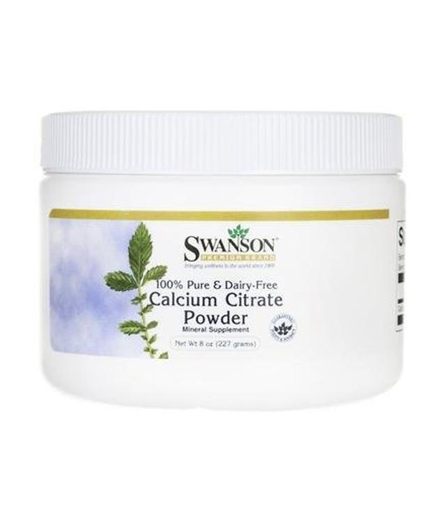 SWANSON Cytrynian wapnia 100% czystości - 227 g