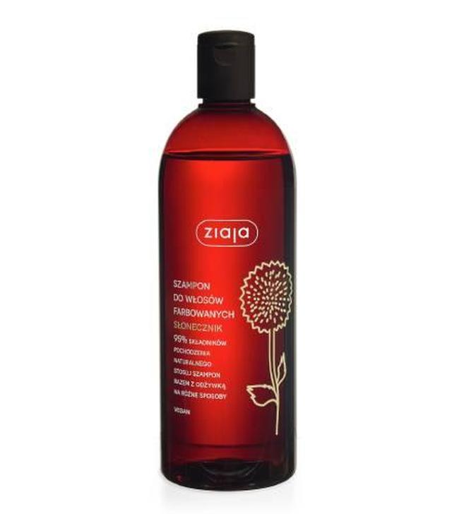 Ziaja Słonecznikowy szampon do włosów farbowanych, 500 ml