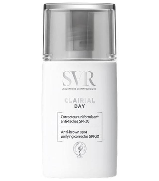 SVR Clairial Day Ujednolicający krem redukujący przebarwienia SPF 30, 30 ml - ważny do 2025-06-30