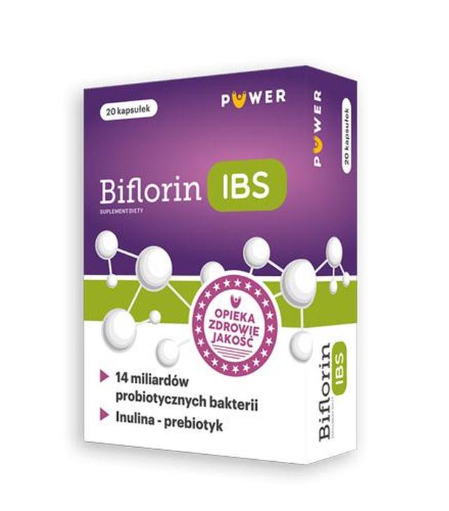 Biflorin IBS - 20 kaps. - cena, opinie, wskazania