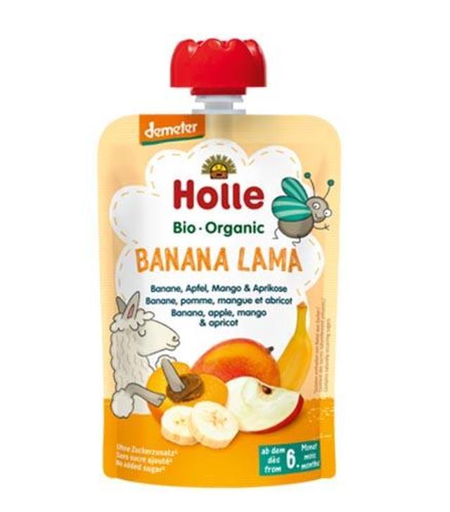 HOLLE Mus z banana, jabłka, mango i moreli - 100 g - ważny do 2025-05-01