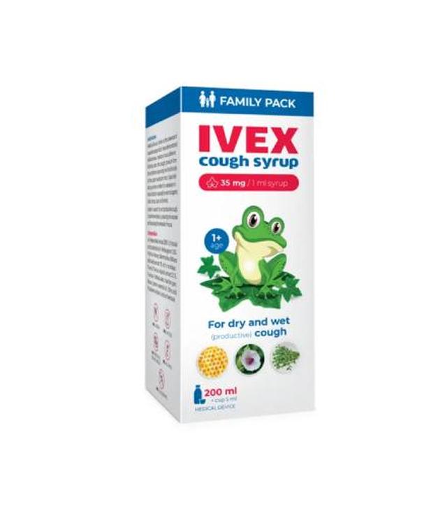 IVEX Syrop na kaszel suchy i mokry, 200 ml