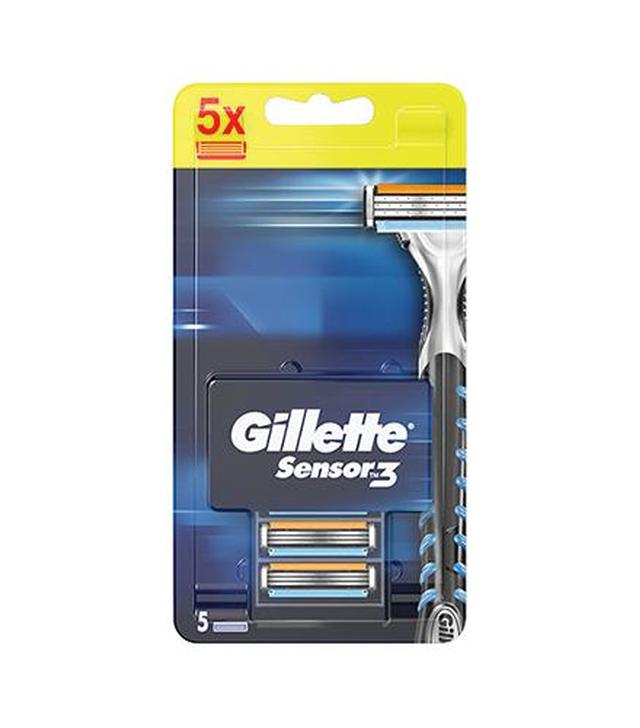 Gillette Sensor3 Ostrza wymienne do maszynki do golenia, 5 sztuk