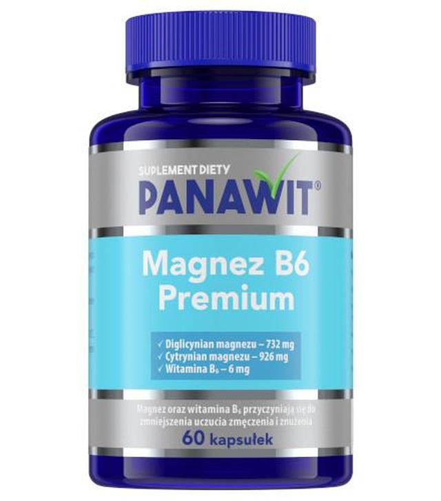 PANAWIT Magnez B6 premium, 60 kapsułek