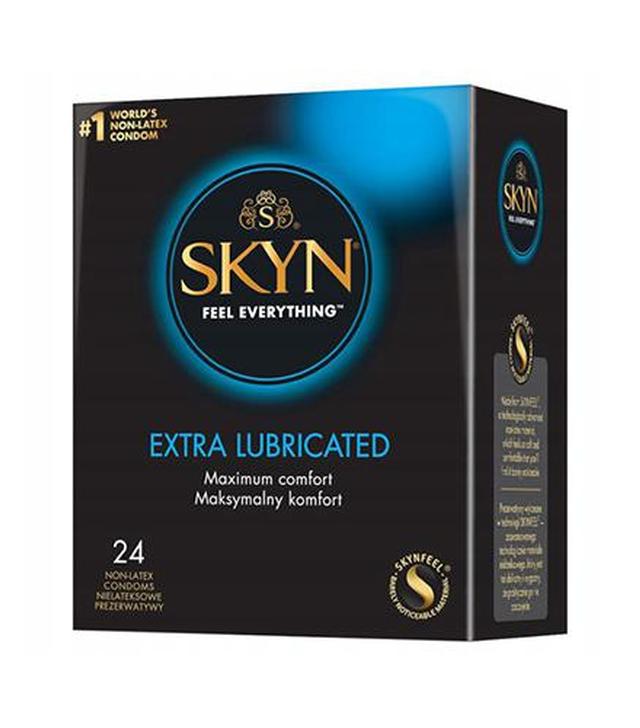 Unimil Skyn Feel Everything Extra Lubricated Prezerwatywy, 24 sztuki
