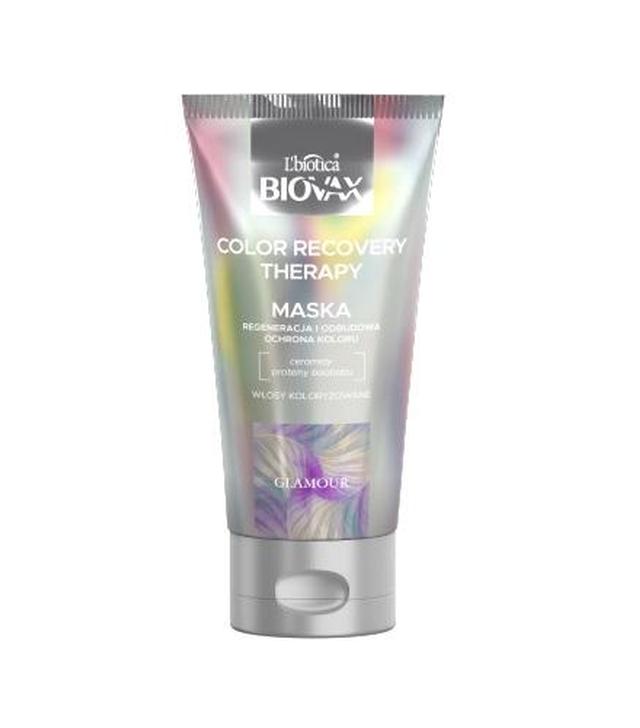 Biovax Recovery Color Therapy Intenstwnie Regenerująca Maska ochronna, włosy koloryzowane, 150 ml, cena, opinie, wskazania