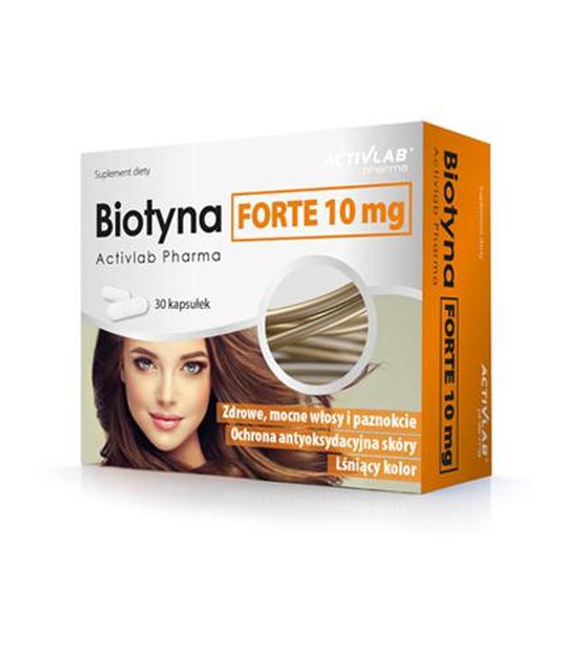 ACTIVLAB PHARMA Biotyna Forte 10 mg, 30 tabl., cena, opinie, wskazania