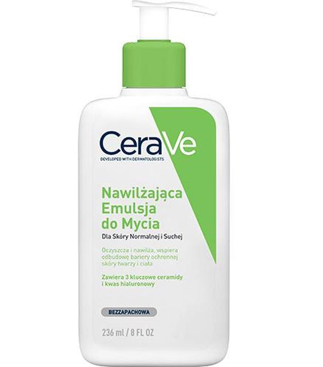 CeraVe, nawilżająca emulsja do mycia dla skóry normalnej i suchej, 236 ml