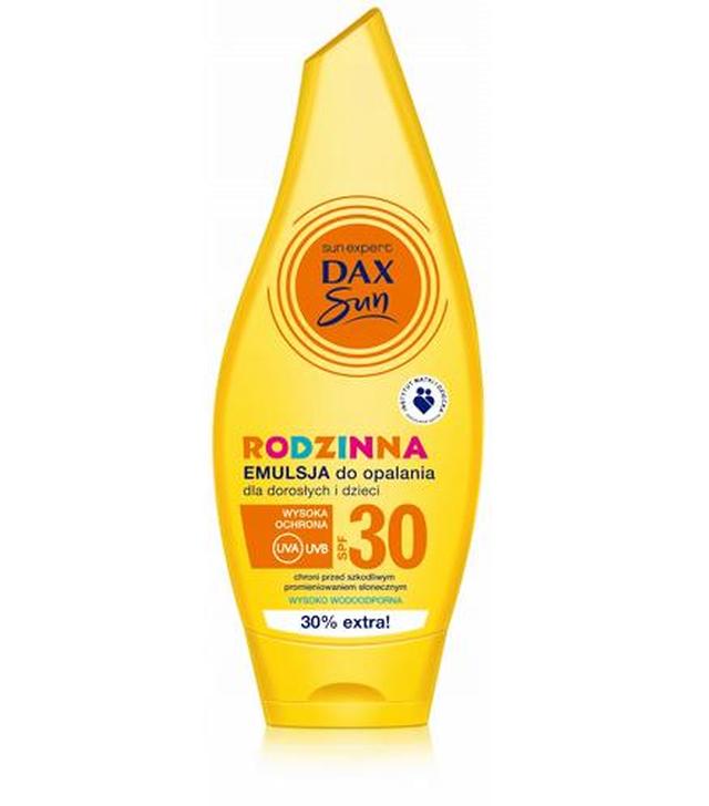 Dax Sun Rodzinna emulsja do opalania dla dorosłych i dzieci SPF 30 - 250 ml - cena, opinie, właściwości