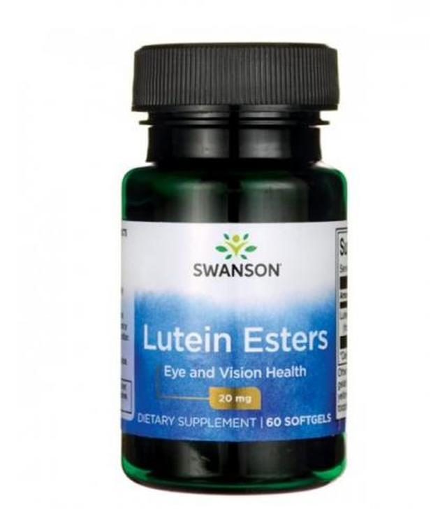 Swanson Luteina estry 20 mg, 60 kapsułek