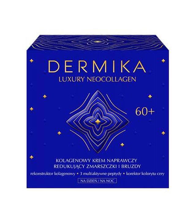 Dermika Luxury Neocollagen Krem naprawczy dzień / noc 60 +, 50 ml, cena, opinie, wskazania