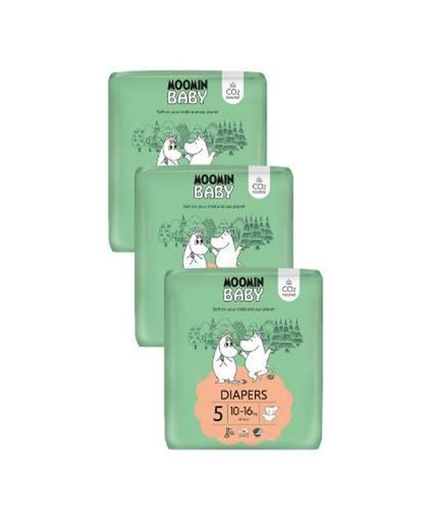 Moomin Baby 5 Maxi pieluszki 10-16 kg, 120 sztuk