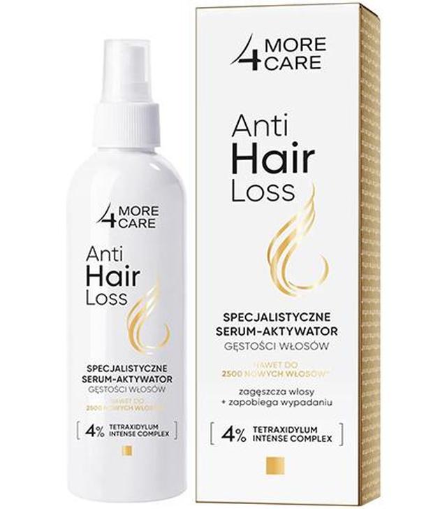 More4Care Anti Hair Loss Specjalistyczne Serum-Aktywator gęstości włosów, 70 ml