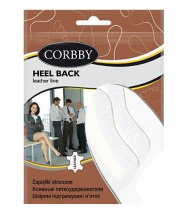 Corbby Heel Back Zapiętki skórzane - 2 szt. - cena, opinie, wskazania