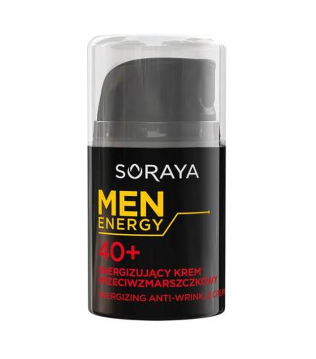 Soraya Men Energy 40+ Energizujący krem przeciwzmarszczkowy - 50 ml - cena, opinie, właściwości