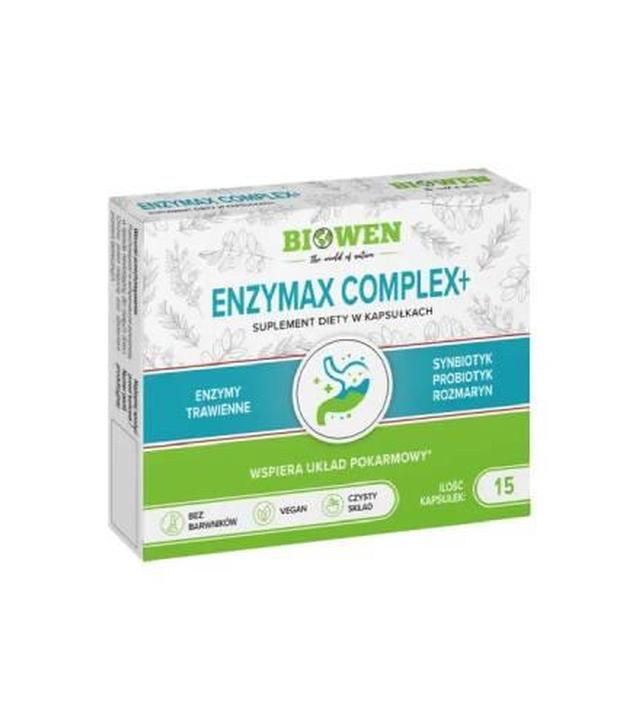 Biowen, Enzymax Complex+, kapsułki, 15 sztuk