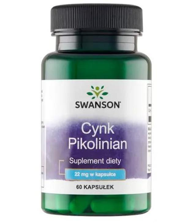 Swanson Cynk Pikolinian 22 mg, 60 kapsułek