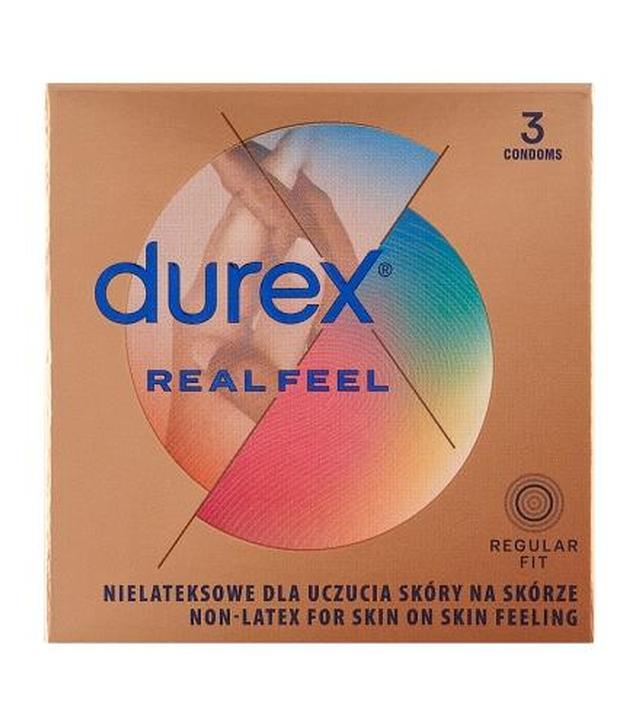 DUREX REAL FEEL Prezerwatywy nowej generacji nie-lateksowe - 3 szt.