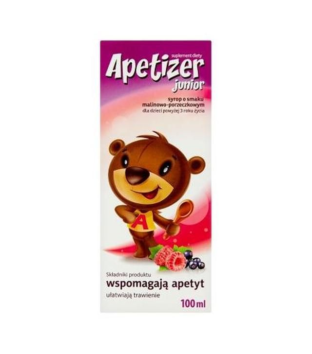 APETIZER Syrop dla dzieci o smaku malinowo-porzeczkowym - 100 ml
