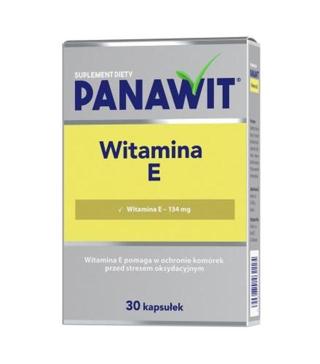 PANAWIT Witamina E - 30 kaps. - cena, opinie, dawkowanie - ważny do 2025-02-19